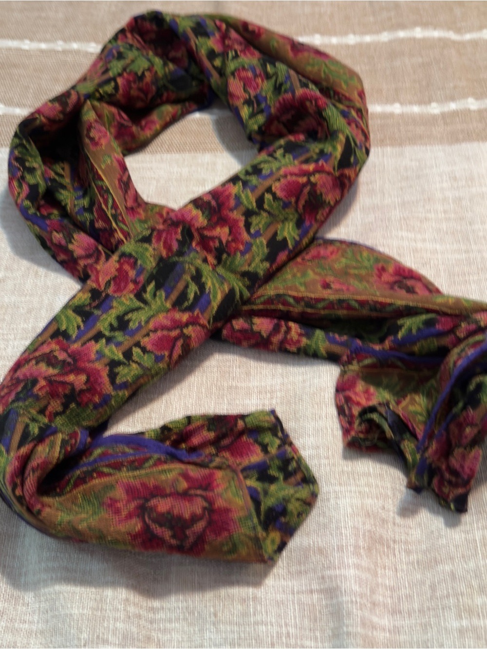 Kenzo #010 Floral Multicolor Women's Scarf